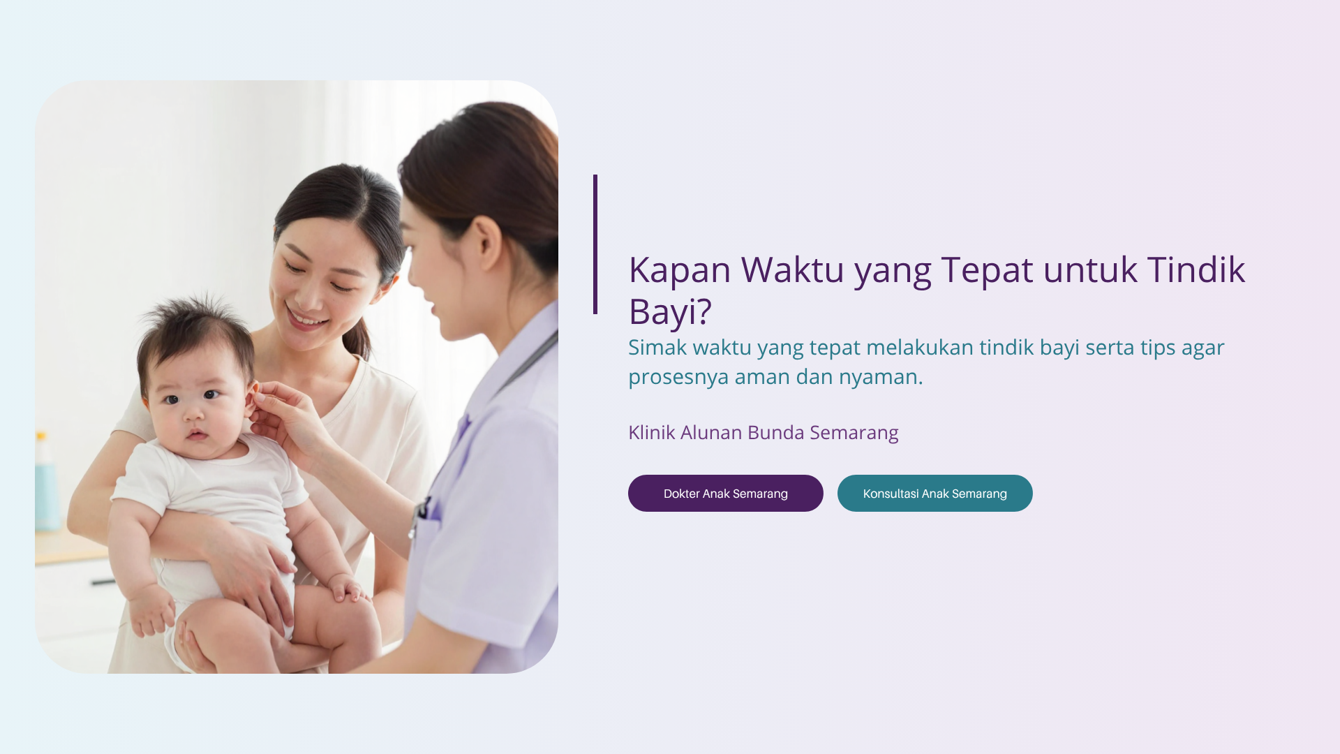 Piercing Bayi Semarang: Kapan Waktu yang Tepat untuk Tindik Bayi?
