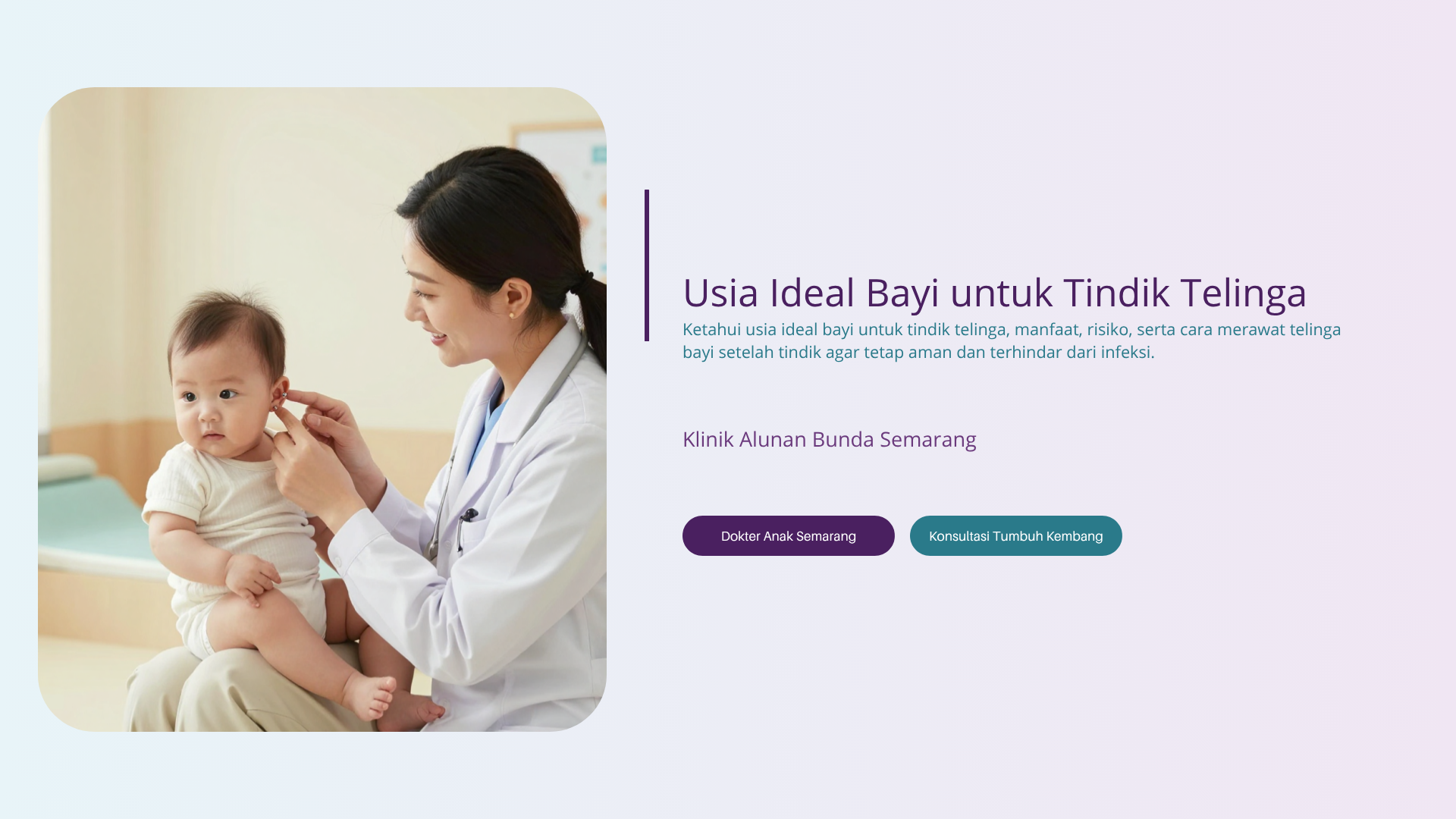 Usia Ideal Bayi untuk Tindik Telinga dan Hal yang Perlu Diperhatikan Orang Tua