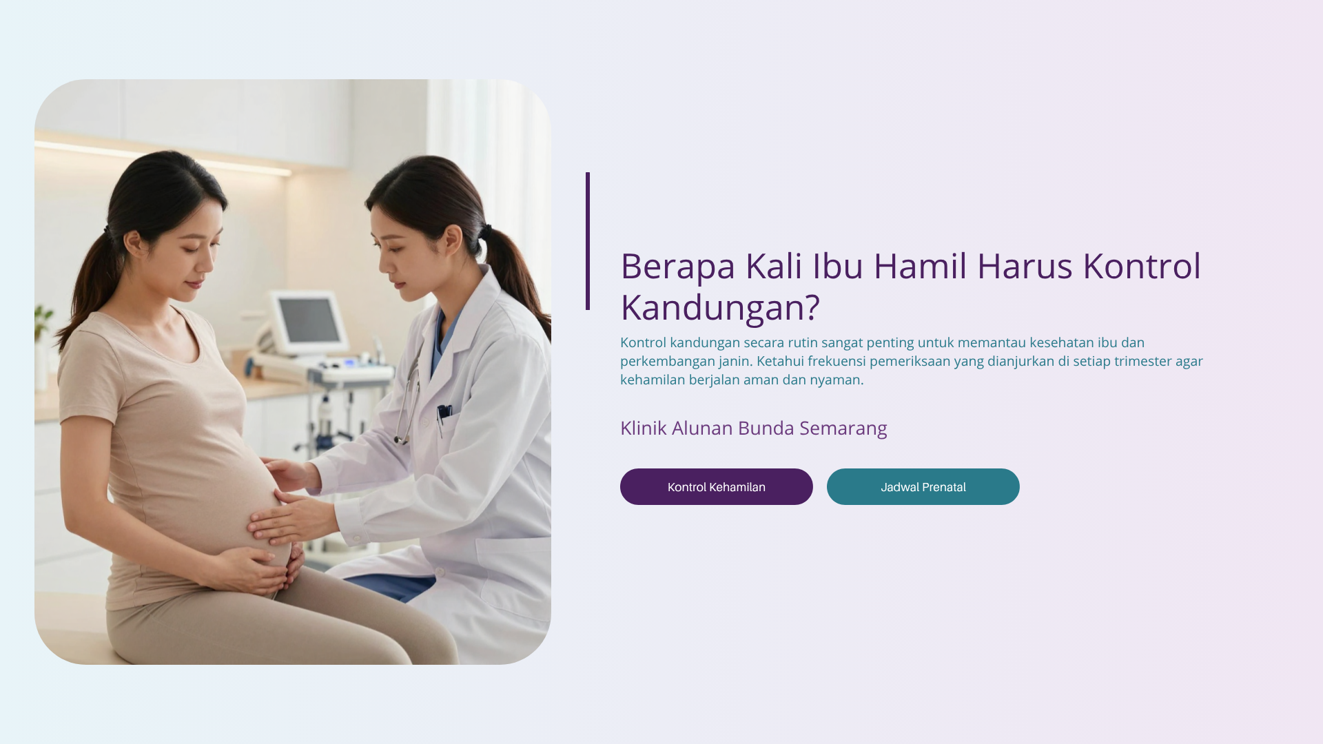 Berapa Kali Ibu Hamil Harus Kontrol Kandungan?