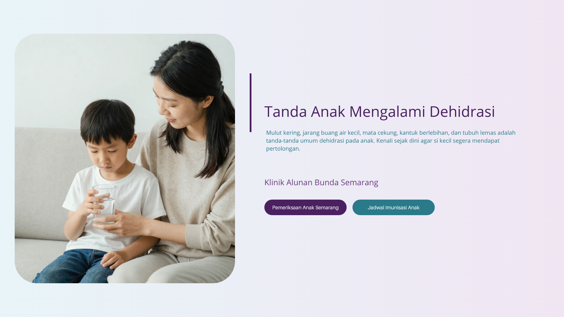 Tanda Anak Mengalami Dehidrasi dan Cara Mengatasinya