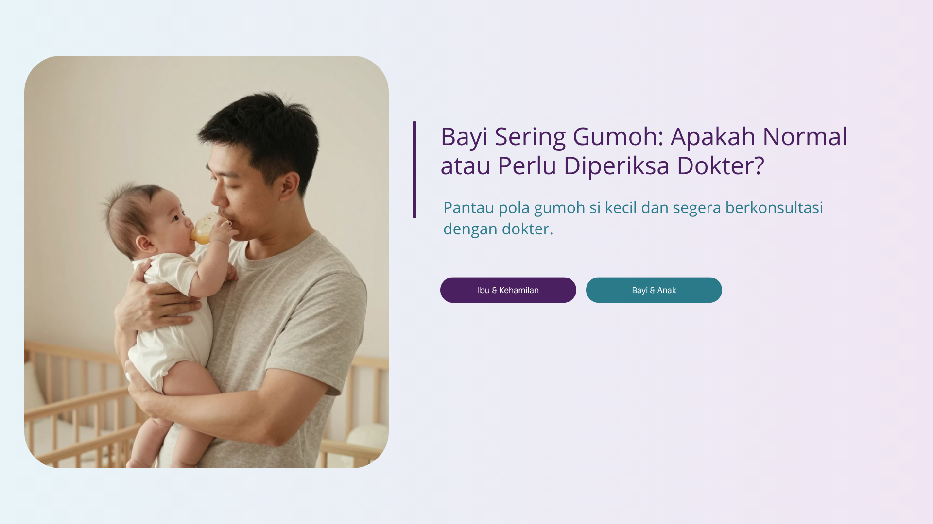 Bayi Sering Gumoh: Apakah Normal atau Perlu Diperiksa Dokter?