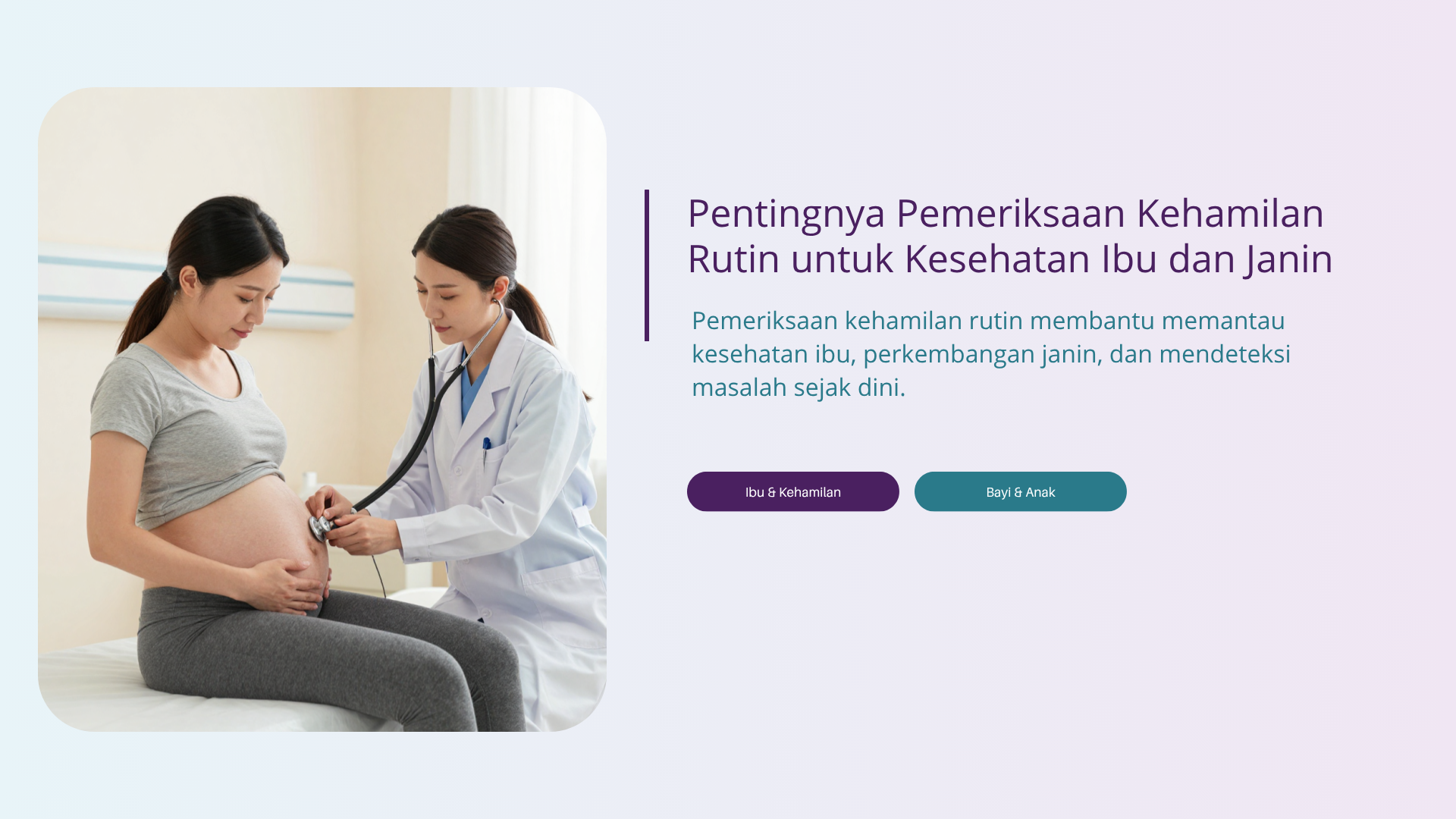 Pentingnya Pemeriksaan Kehamilan Rutin untuk Kesehatan Ibu dan Janin