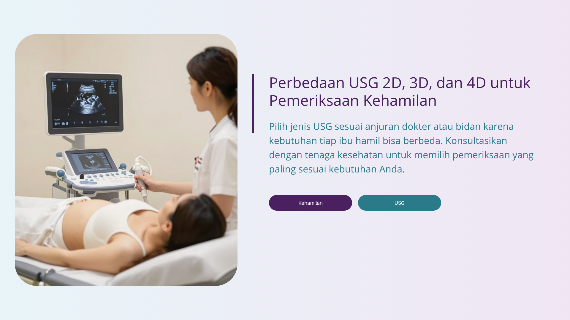 Perbedaan USG 2D, 3D, dan 4D untuk Pemeriksaan Kehamilan