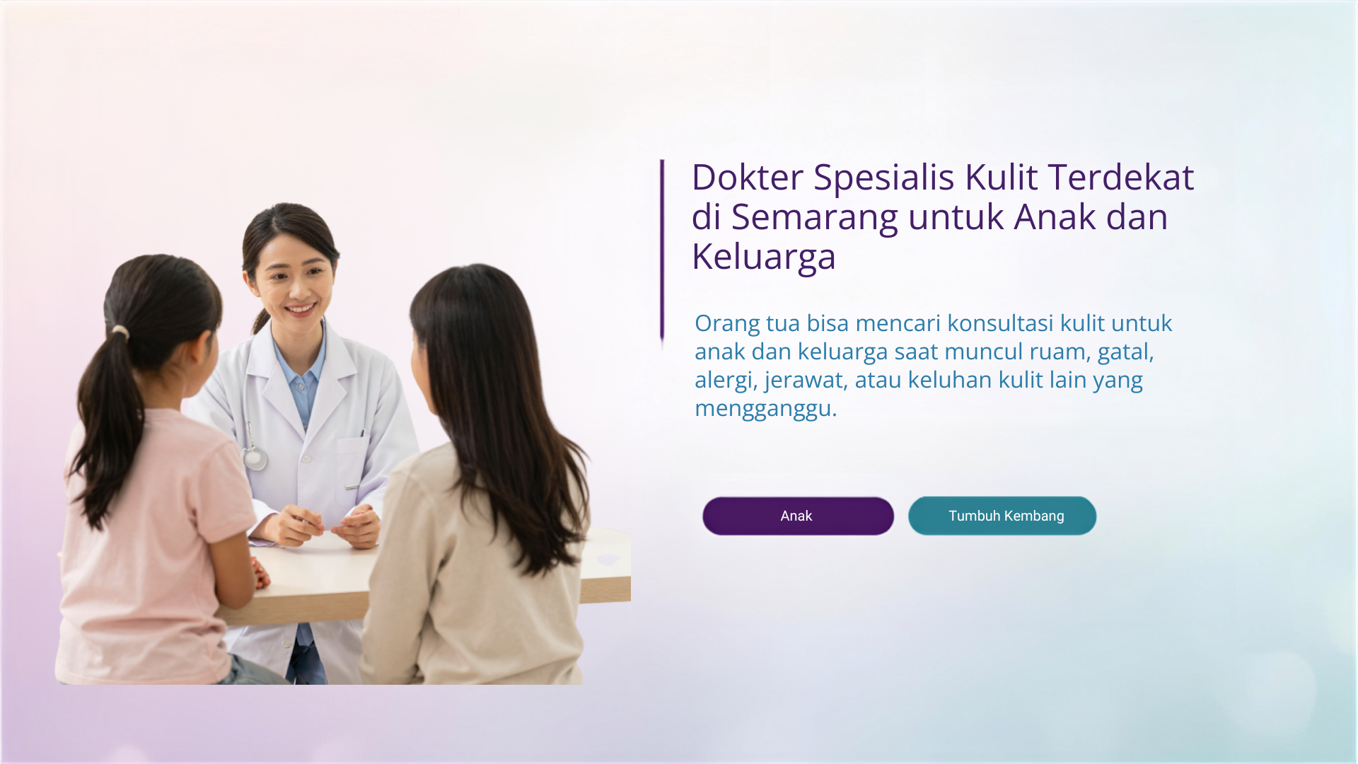 Dokter Spesialis Kulit Terdekat di Semarang untuk Anak dan Keluarga