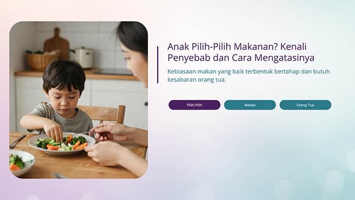 Anak Pilih-Pilih Makanan? Kenali Penyebab dan Cara Mengatasinya