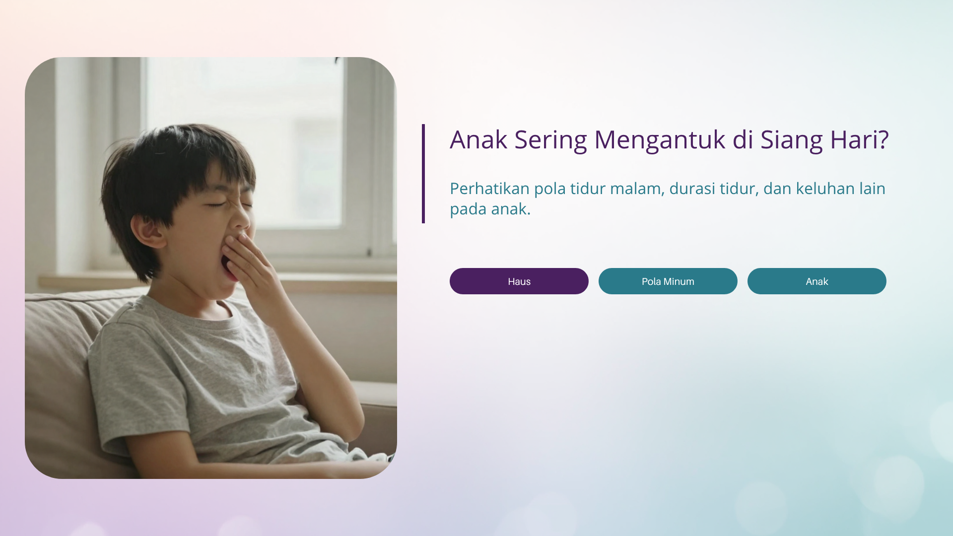 Anak Sering Mengantuk di Siang Hari? Kenali Penyebabnya