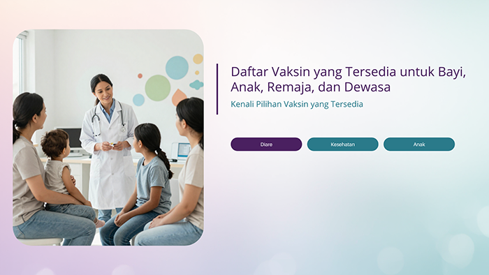 Daftar Vaksin yang Tersedia untuk Bayi, Anak, Remaja, dan Dewasa