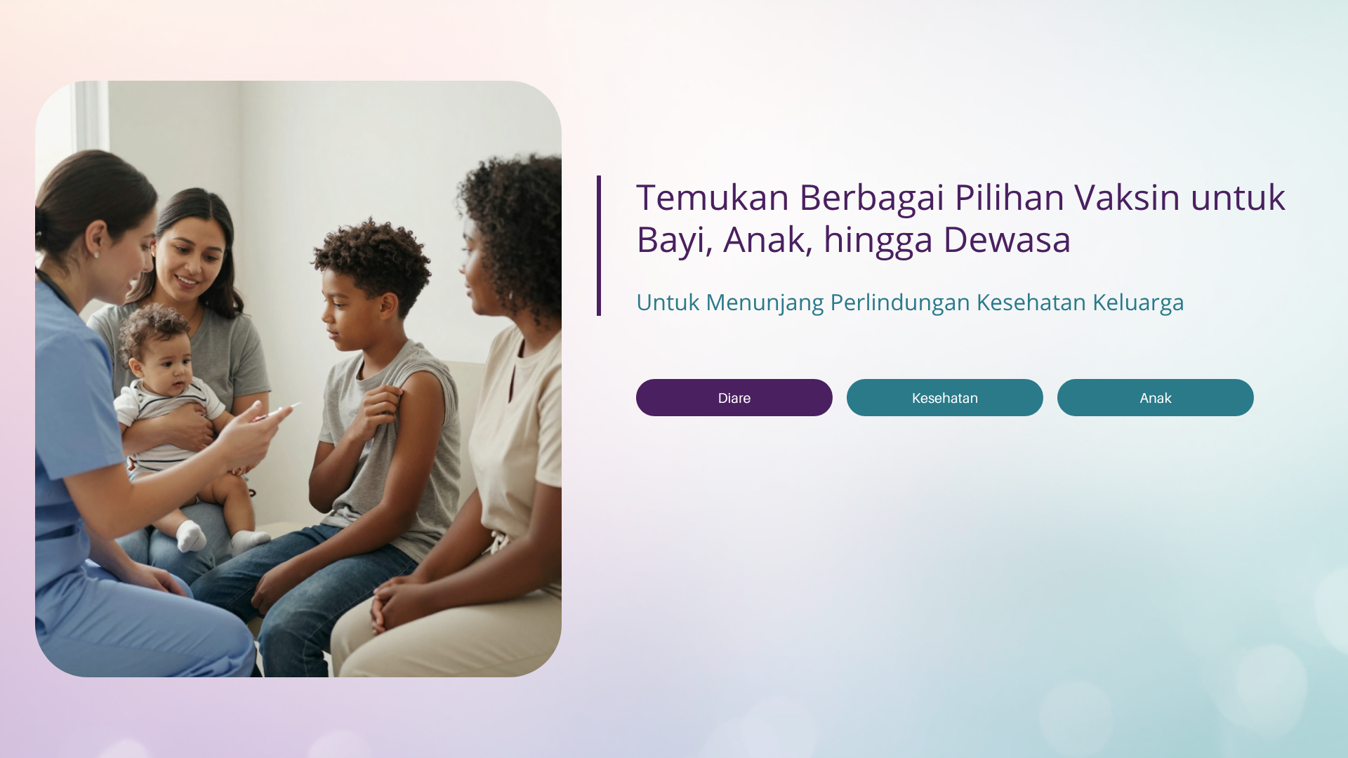 Temukan Berbagai Pilihan Vaksin untuk Bayi, Anak, hingga Dewasa