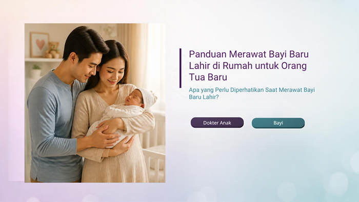 Panduan Merawat Bayi Baru Lahir di Rumah untuk Orang Tua Baru