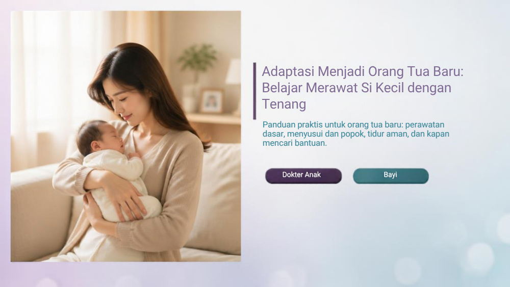 Adaptasi Menjadi Orang Tua Baru: Belajar Merawat Si Kecil dengan Tenang