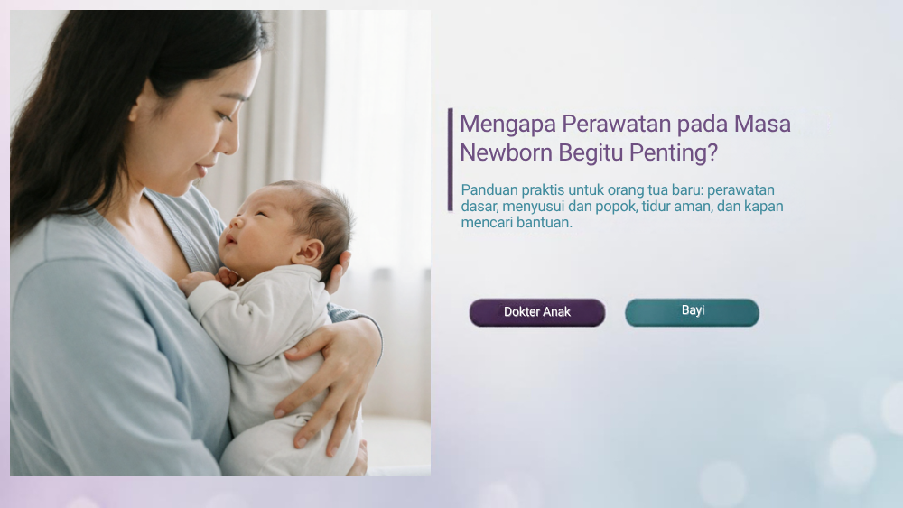 Mengapa Perawatan pada Masa Newborn Begitu Penting?