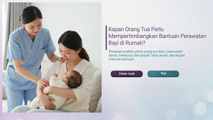 Kapan Orang Tua Perlu Mempertimbangkan Bantuan Perawatan Bayi di Rumah?