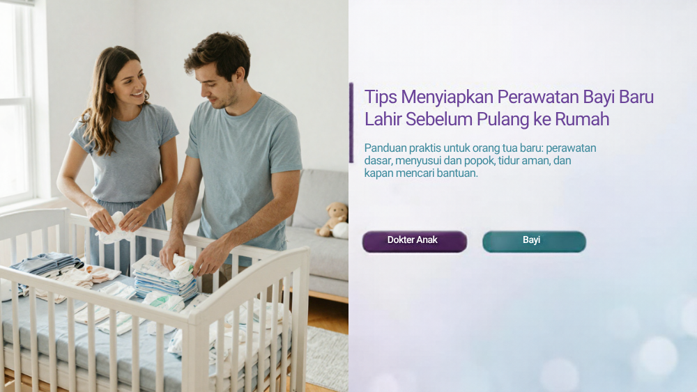 Tips Menyiapkan Perawatan Bayi Baru Lahir Sebelum Pulang ke Rumah