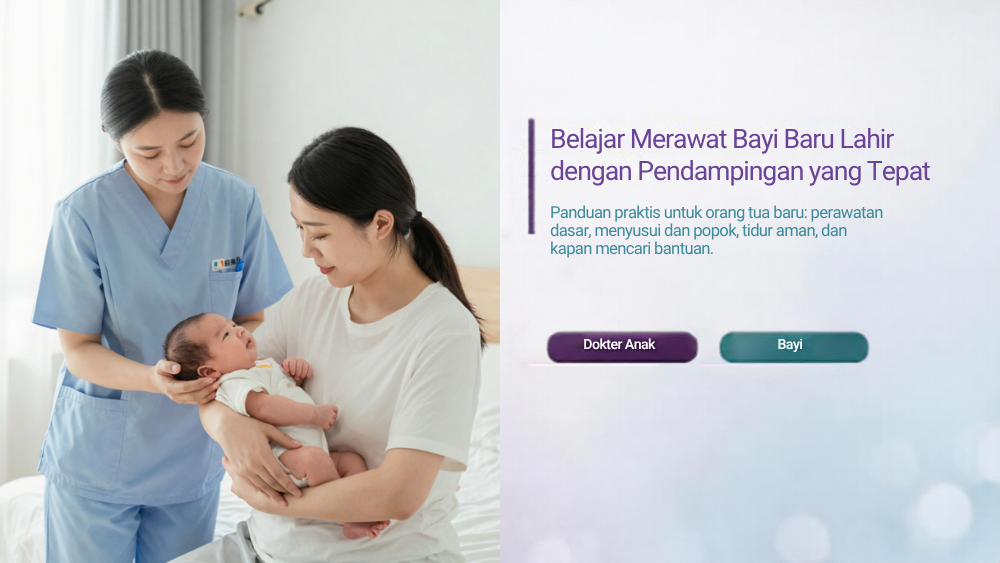 Belajar Merawat Bayi Baru Lahir dengan Pendampingan yang Tepat