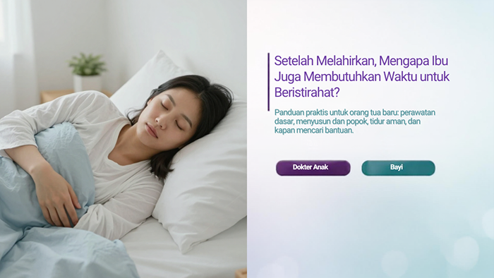 Setelah Melahirkan, Mengapa Ibu Juga Membutuhkan Waktu untuk Beristirahat?