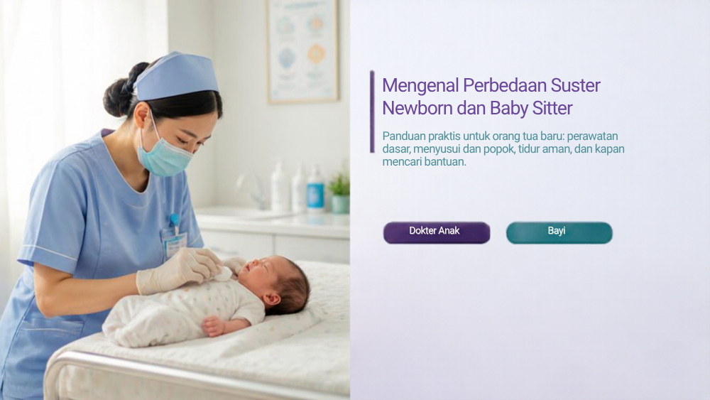 Mengenal Perbedaan Suster Newborn dan Baby Sitter