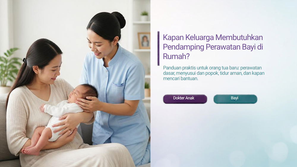 Kapan Keluarga Membutuhkan Pendamping Perawatan Bayi di Rumah?