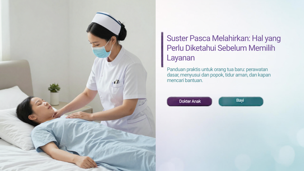 Suster Pasca Melahirkan: Hal yang Perlu Diketahui Sebelum Memilih Layanan