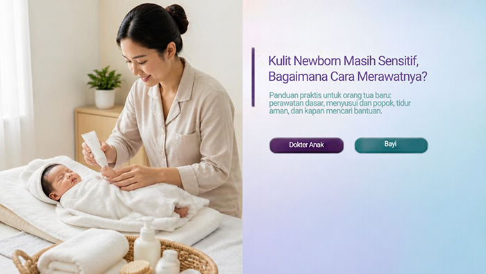 Kulit Newborn Masih Sensitif, Bagaimana Cara Merawatnya?