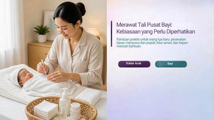 Merawat Tali Pusat Bayi: Kebiasaan yang Perlu Diperhatikan