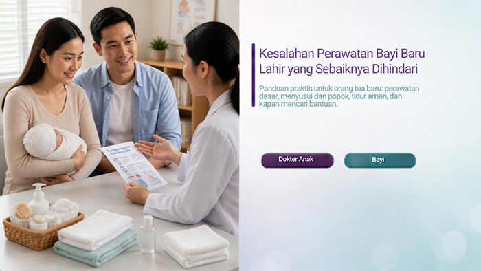 Kesalahan Perawatan Bayi Baru Lahir yang Sebaiknya Dihindari