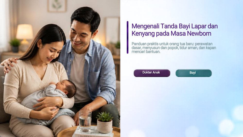 Mengenali Tanda Bayi Lapar dan Kenyang pada Masa Newborn