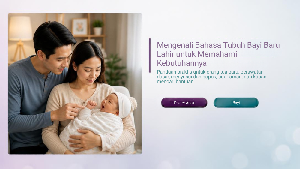 Mengenali Bahasa Tubuh Bayi Baru Lahir untuk Memahami Kebutuhannya