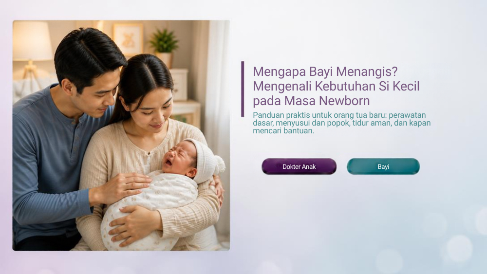 Mengapa Bayi Menangis? Mengenali Kebutuhan Si Kecil pada Masa Newborn