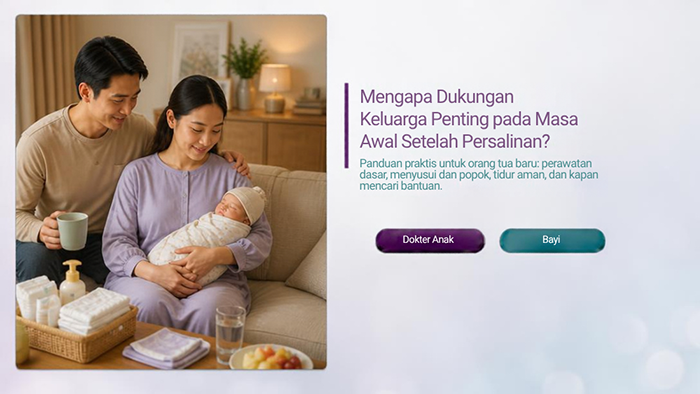 Mengapa Dukungan Keluarga Penting pada Masa Awal Setelah Persalinan?