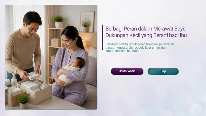 Berbagi Peran dalam Merawat Bayi: Dukungan Kecil yang Berarti bagi Ibu