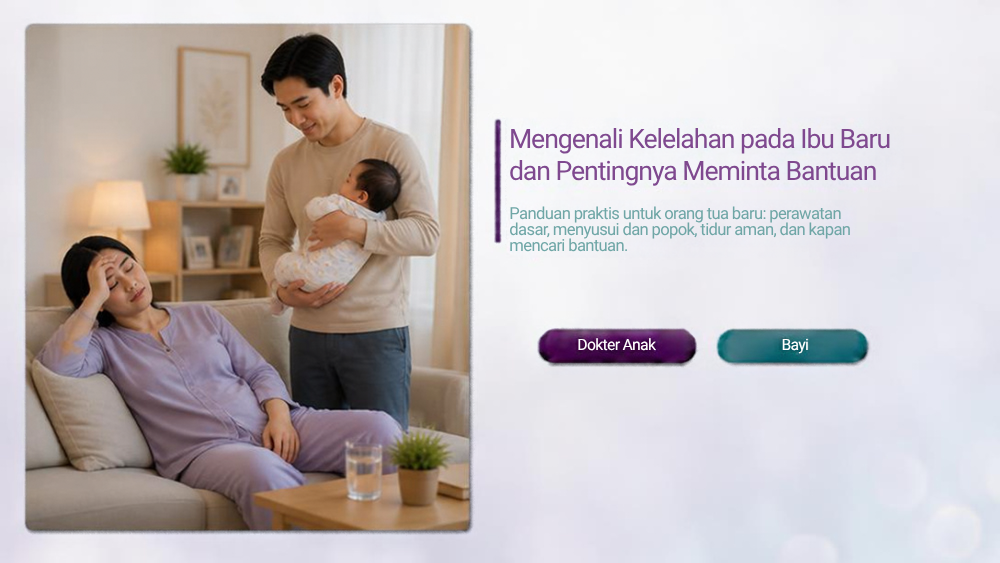 Mengenali Kelelahan pada Ibu Baru dan Pentingnya Meminta Bantuan