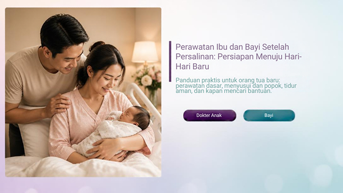 Perawatan Ibu dan Bayi Setelah Persalinan: Persiapan Menuju Hari-Hari Baru