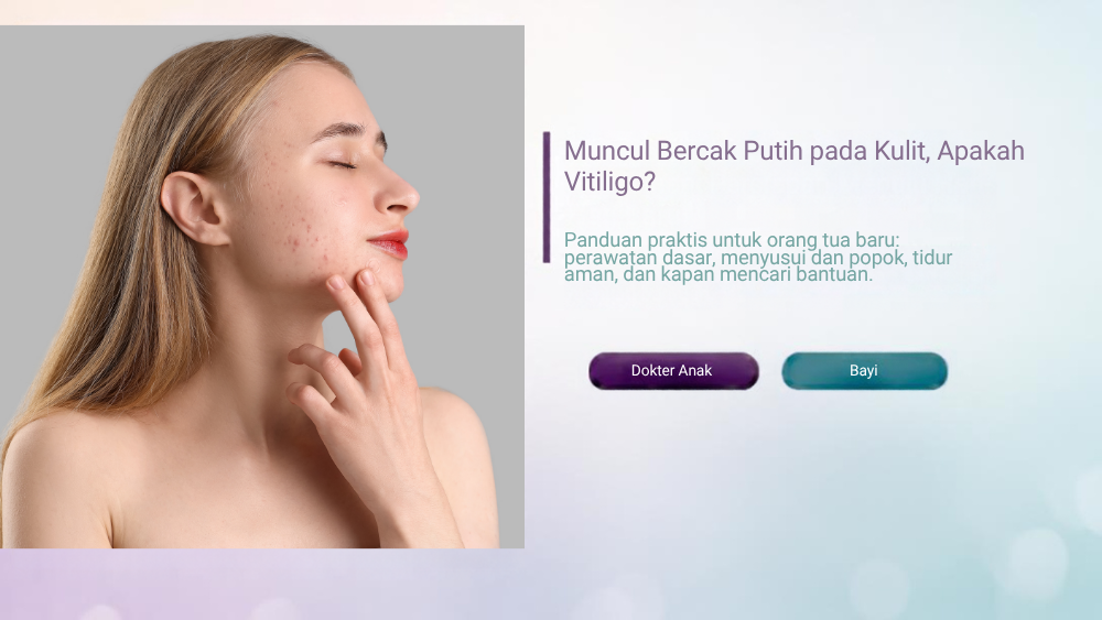 Muncul Bercak Putih pada Kulit, Apakah Vitiligo?