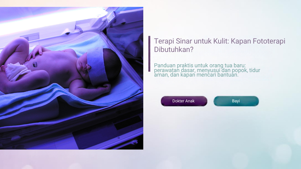 Terapi Sinar untuk Kulit: Kapan Fototerapi Dibutuhkan?